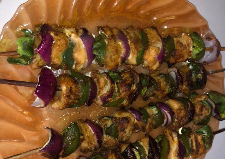 Grill chicken kebab