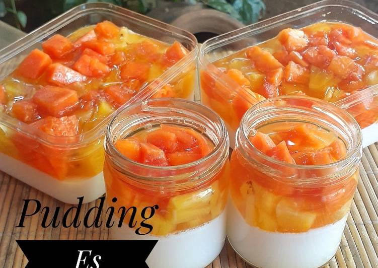 Pudding es buah