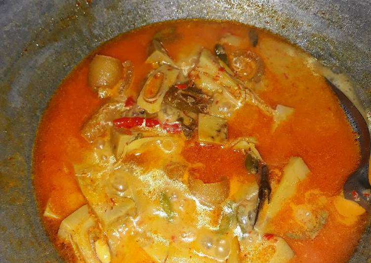 Gulai nangka + kikil