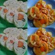Rolade ayam + oat dengan saus tiram