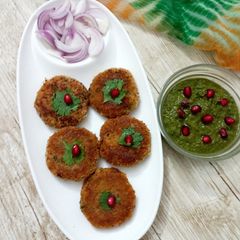 A picture of Soya Potato Tikki.