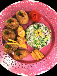 عکسی از دستور تخم مرغ سوخاری