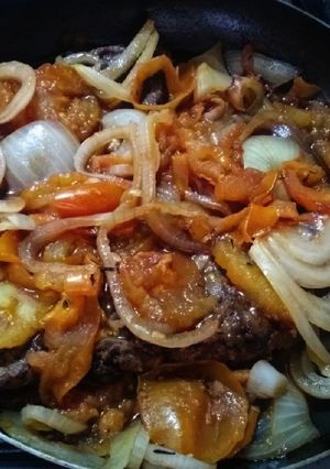 Una foto de Carne en bistec