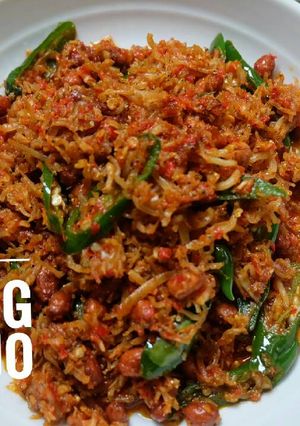 Foto resep Teri Kacang Cabe Ijo