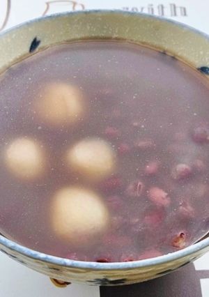 白玉紅豆湯 的食譜成品照片