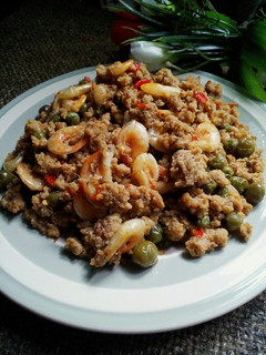Foto resep Tumis Oncom Leunca Udang Pedas