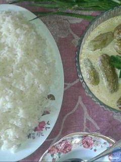 صورة لوصفة محشي كوسا باللبن