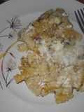Fideos tirabuzones a los 5 quesos