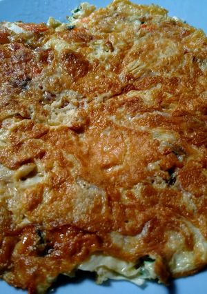 Foto resep Telur Dadar Sayuran