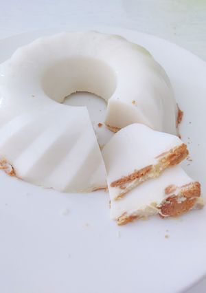 Foto resep Puding Marie regal keju - very simple step