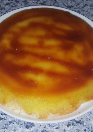 Una foto de Tarta de piña fácil y ligera🍍
