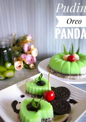 Foto resep Puding Oreo Pandan
