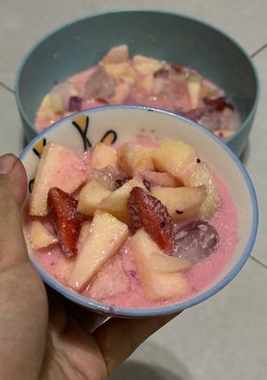 Foto resep Sop Buah Mango Yakult Segerrr