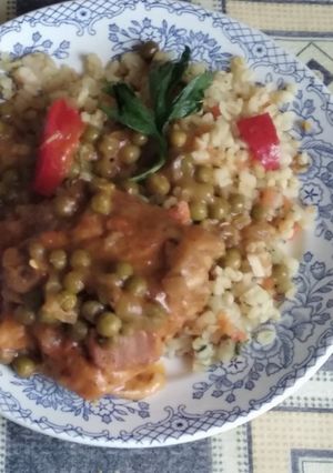 223. Borsós csirkecomb bulgurral REG - ENOR diétázóknak is! recept fotója