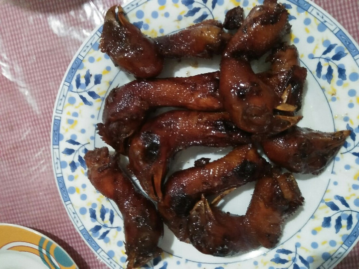 Resep Bacem kepala ayam bumbu bawang merah iris Sederhana Dan Enak