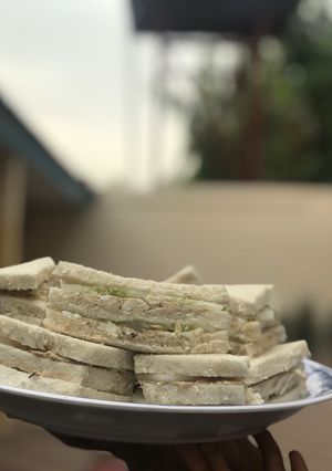 A picture of Home made sandwich.