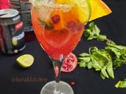 A picture of citrus drink