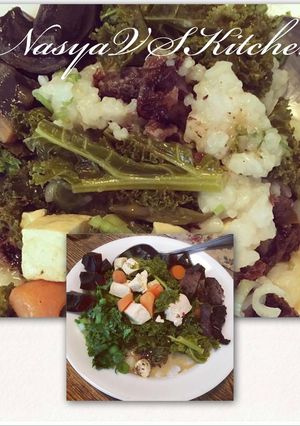 Foto resep NASYA-STYLE VEGETABLE CURRY RICE PORRIDGE (Bubur Sayuran)