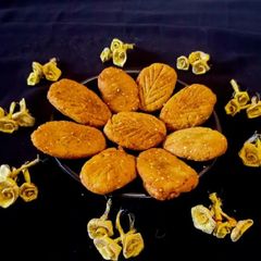 A picture of Chattisgarh special Sweet Khurmi.
