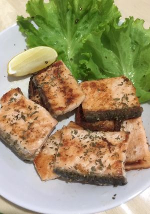 Foto resep Grilled salmon