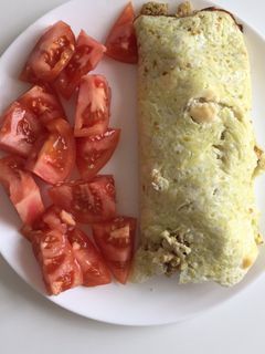 Una foto de Rollito de calabacín