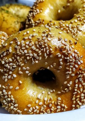 Una foto de BAGELS🥯o Rosquillas Tiernas...!😋