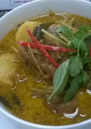 Hình của món Cà ri Dê.