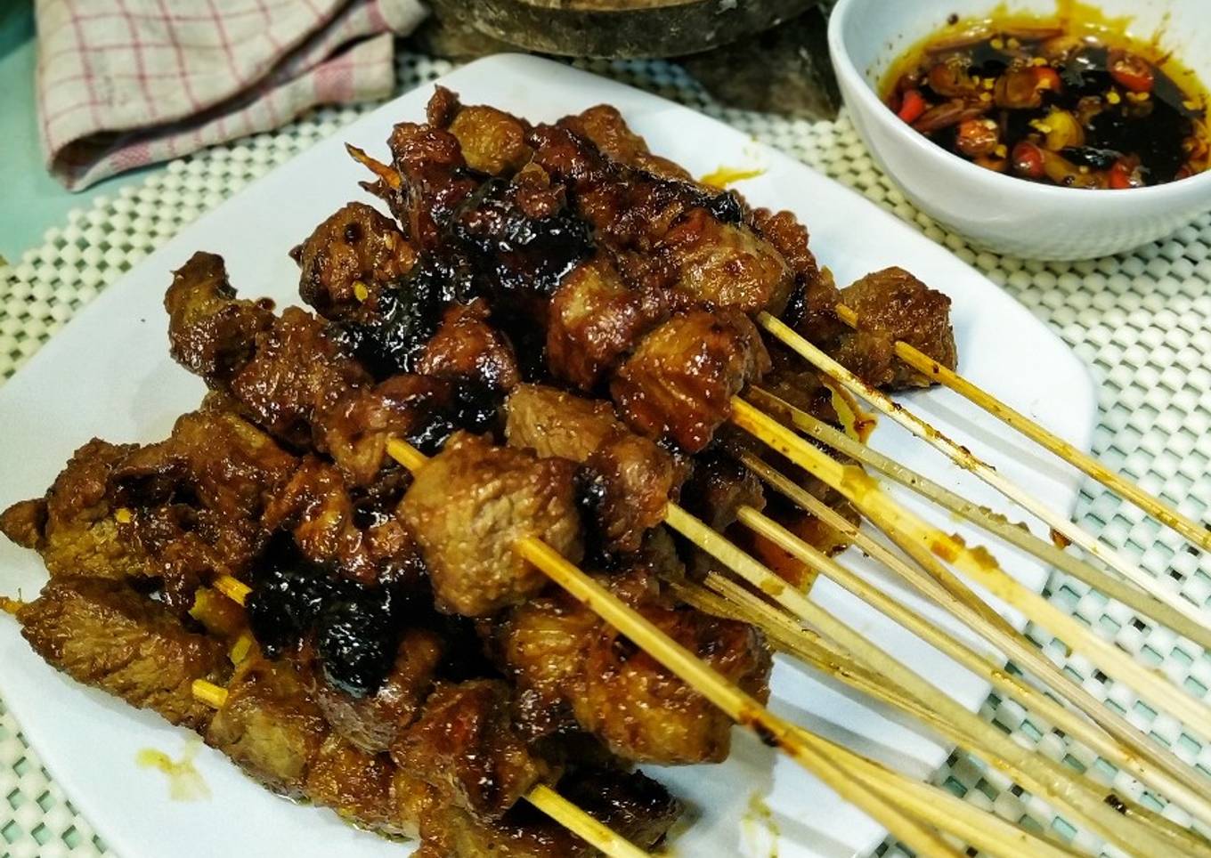 Sate sapi bumbu kecap