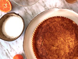 Bolo de tangerina e coco
