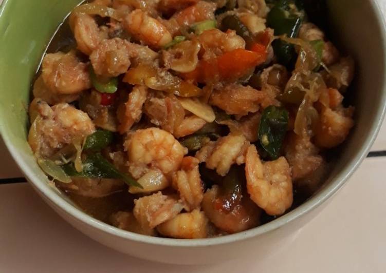 Resep Udang Pete Cabai Ijo Anti Gagal