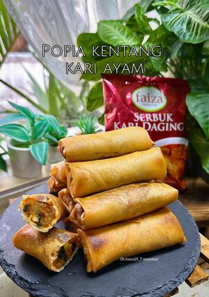 Gambar Popia kentang kari ayam