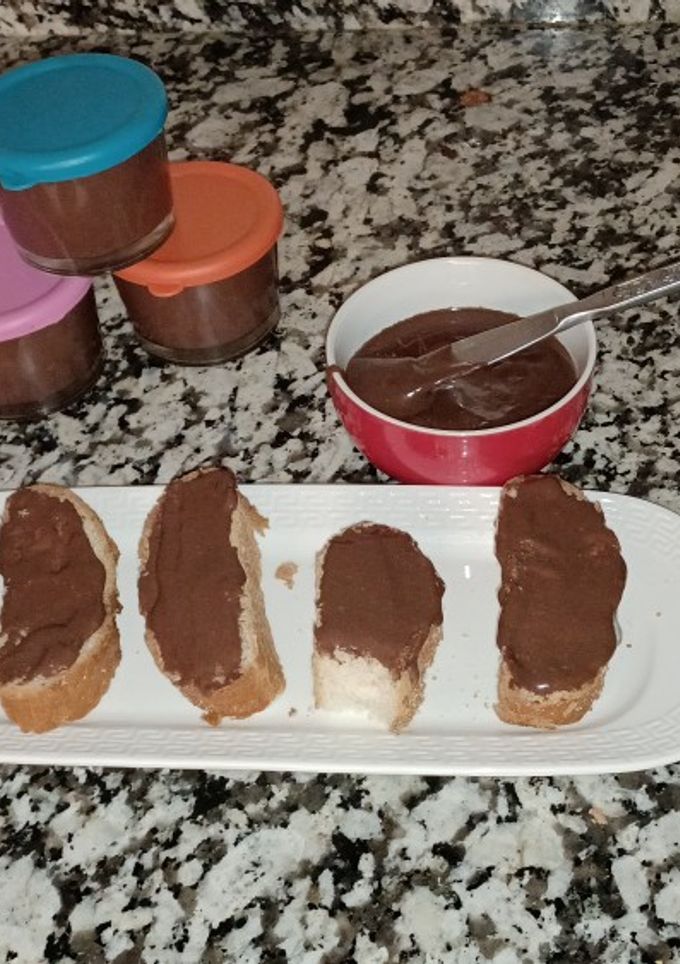 صورة لوصفة شوكولاته للدهن نوتيلا