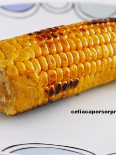 Una foto de Mazorca de maíz a la plancha