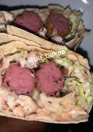 A picture of Shawarma.