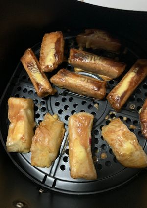 รูปของ ขนมเข่งชุบไข่ทอด หม้อทอดไร้น้ำมัน