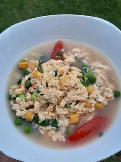 Foto resep Egg drop soup / sup telur
