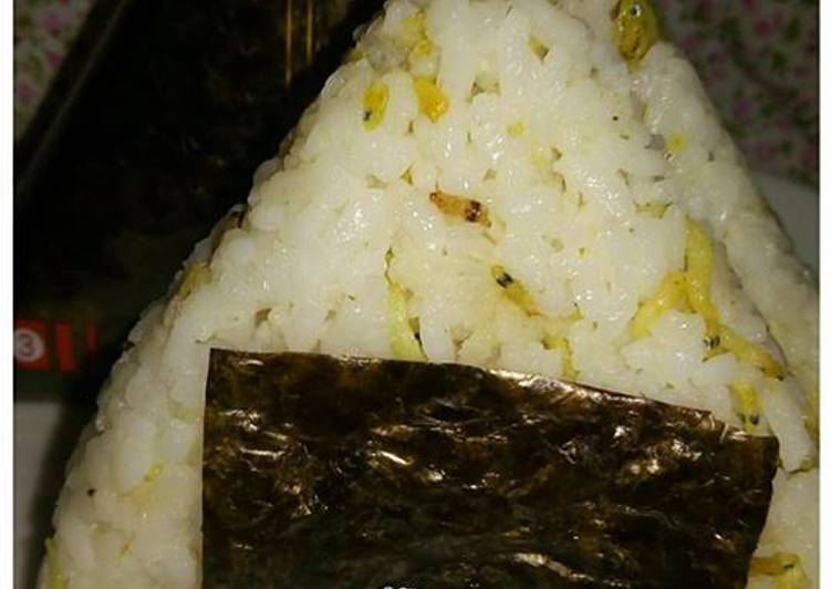 Recipe of Super Quick Homemade Anchovy Onigiri