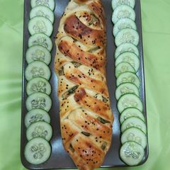 A picture of Chicken bread.