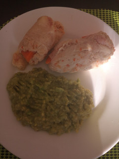Una foto de Pechuga rellena