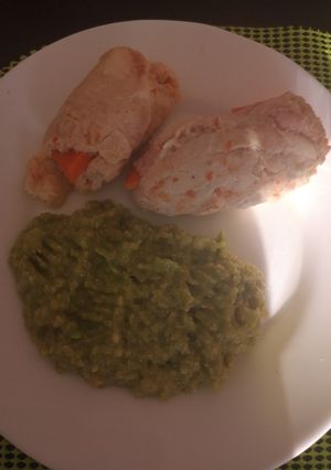 Una foto de Pechuga rellena