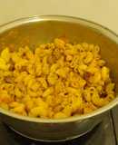 Fideos con carne y salsa
