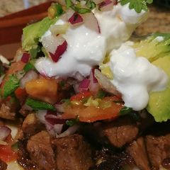 A picture of Brisket Tacos.