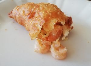 Una foto de Empanadas fritas de queso camarón