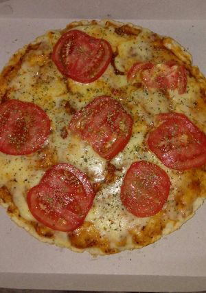 Una foto de Pizza de Mozzarella !!