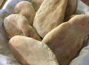 Una foto de Pan pita casero