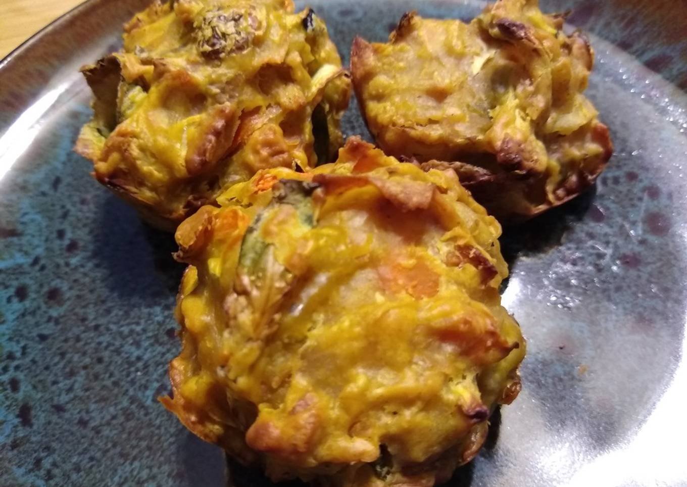 Baked Vegetable Fritters