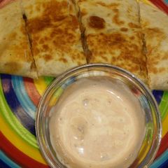 Grilled Chicken Quesadilla A picture of Grilled Chicken Quesadilla.