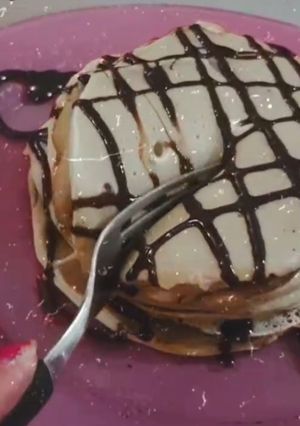 Una foto de Hotcakes americanos