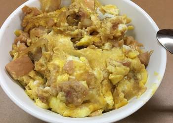 Easiest Way to Make Tasty Oyakodon Paternity Bowl because an egg comes out from a chicken or a chicken comes out from an egg
