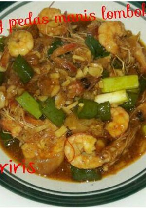 Foto resep Udang pedas manis lombok ijo